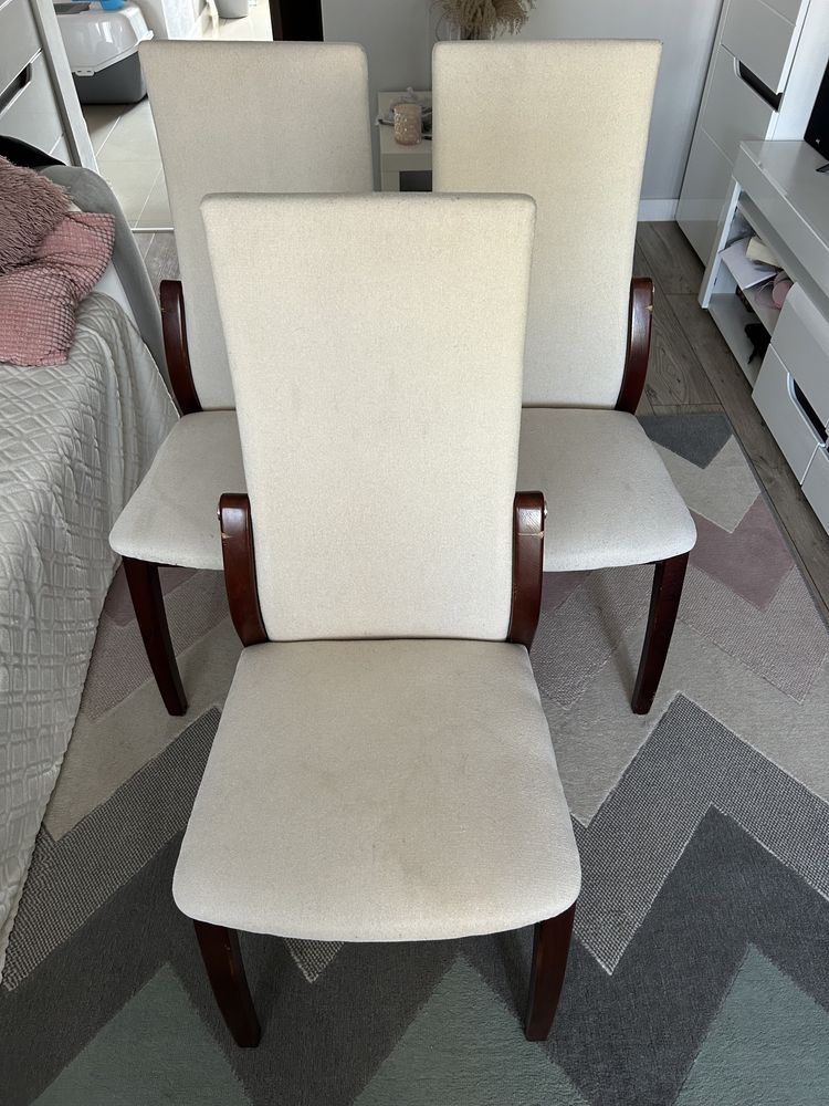 3 krzesła salonowe Płock
