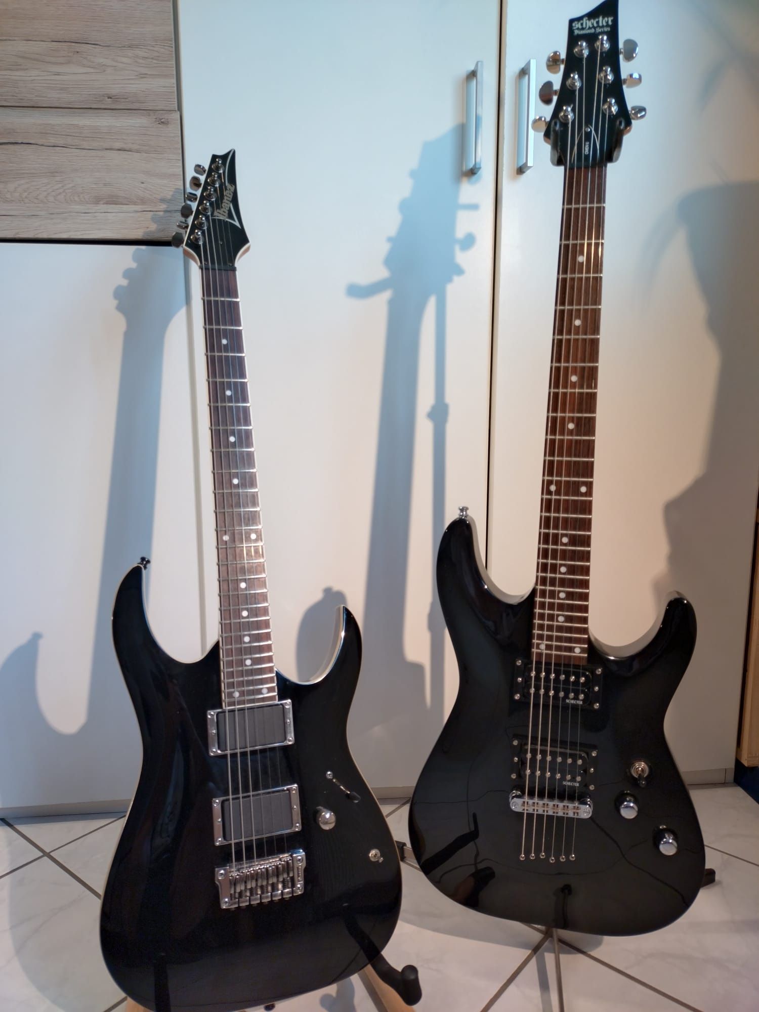 Електрогітари Ibanez та Schecter
