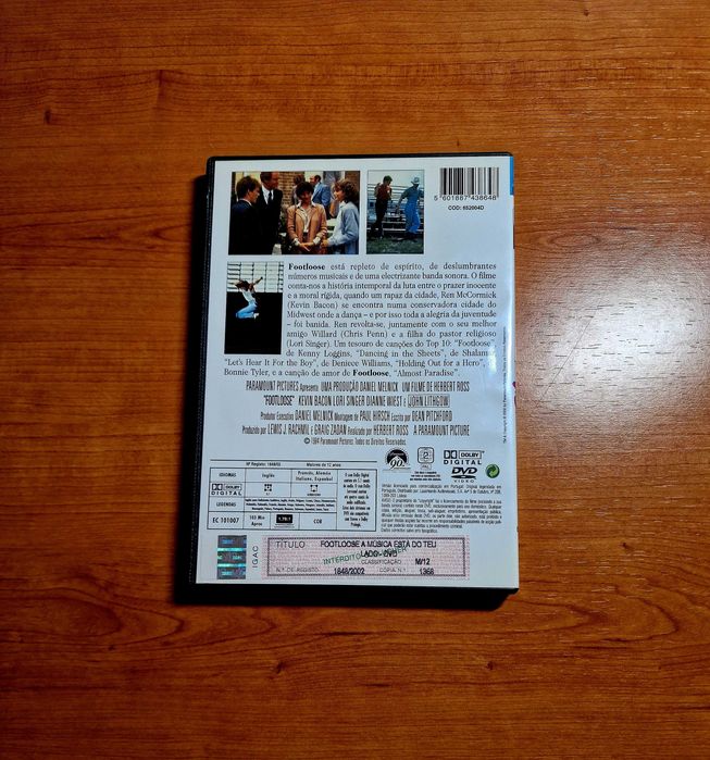 FOOTLOOSE A música está do teu lado (Kevin Bacon/Lori Singer/Dianne W)