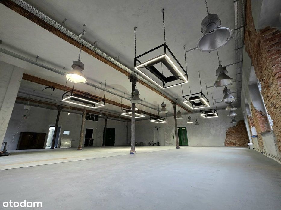 Lokal 250 m² położony na parterze.