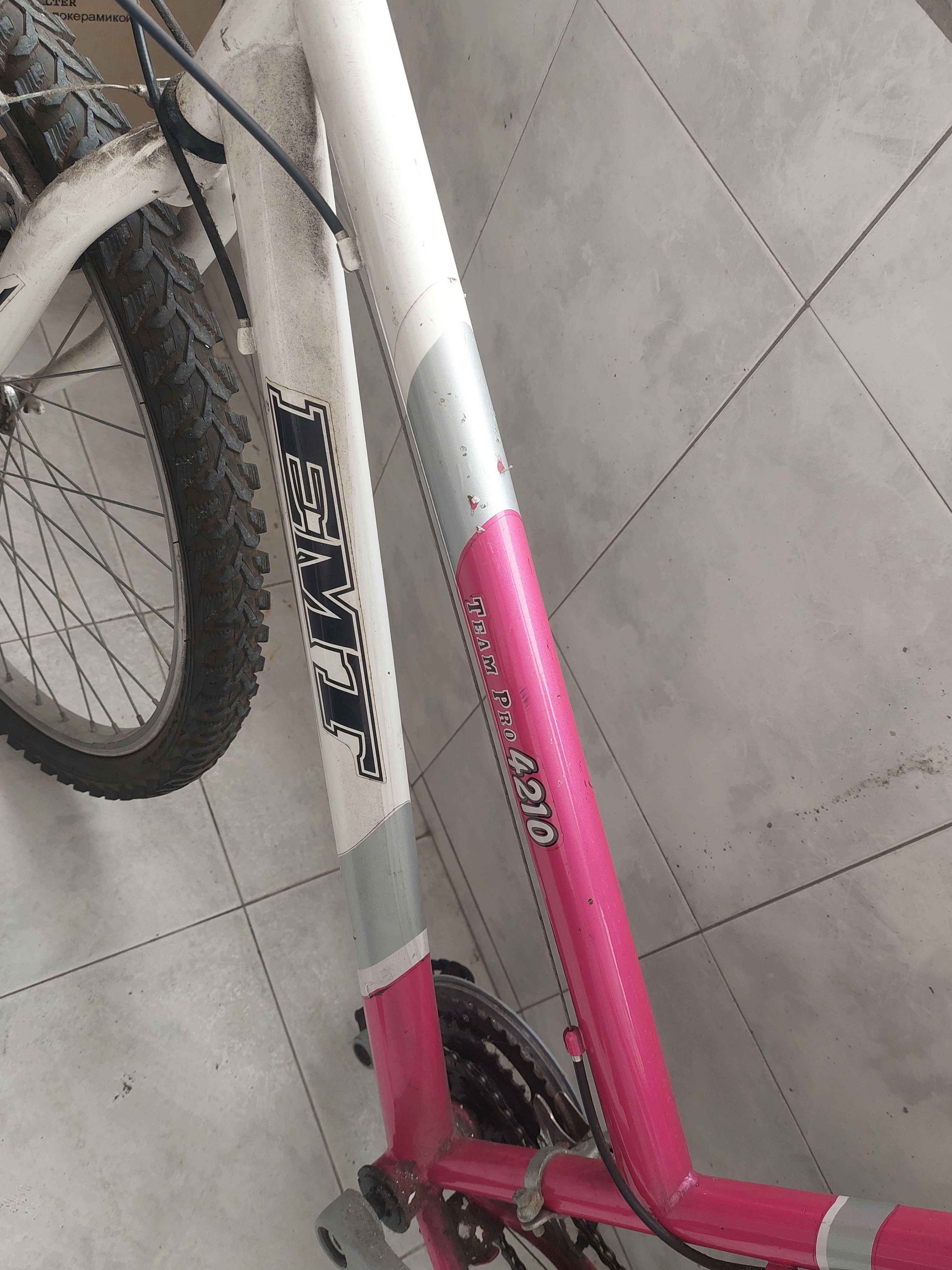 Bicicleta EMT cor de rosa
