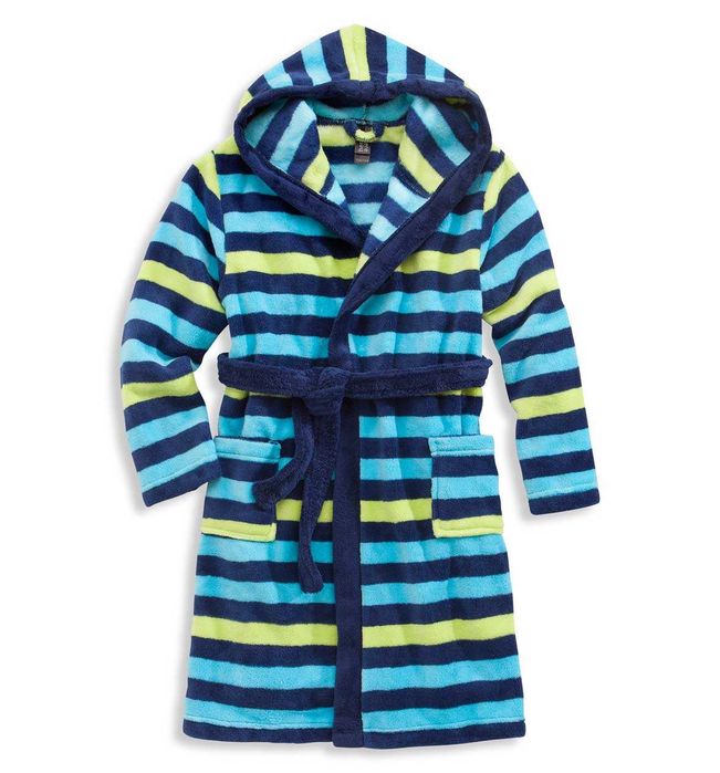 C&A szlafrok z kapturem dla chłopca jak nowy r 134/140