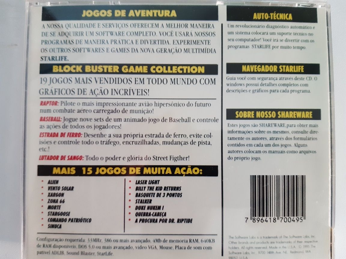 Jogos Pc cd rom.