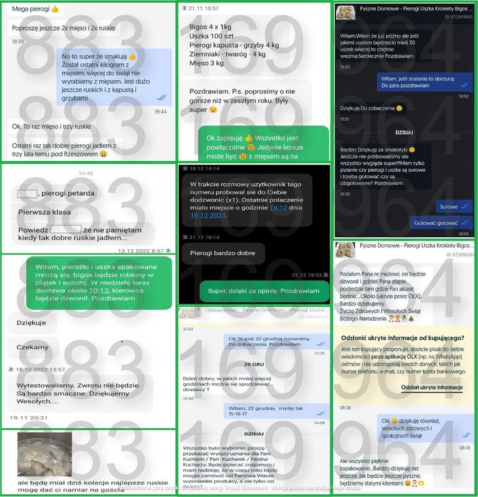 Pyszne Domowe Pierogi Uszka Krokiety Bigos Devolaje Ręcznie Robione