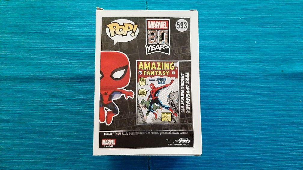 Pop! Spider-Man 593 - edição Marvel 80 Years