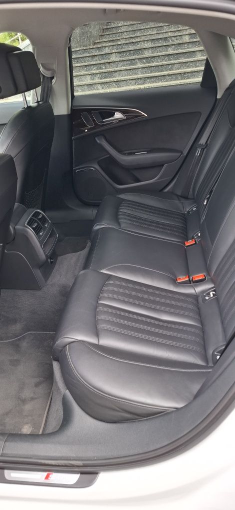Auto do  ślubu. Białe   AUDI A6 C7 LIFT