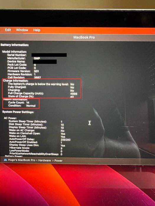 MacBook Pro 13'', 2,3 GHz i5, 8 GB DDR3, SSD 500 GB