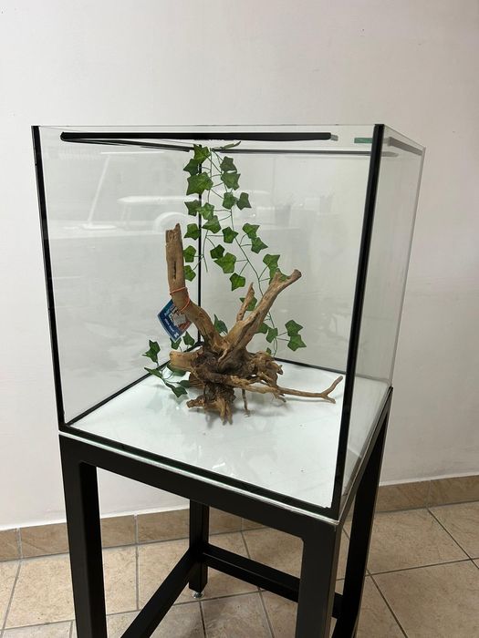 Akwarium Loft kostka  45x45x45 stelaż