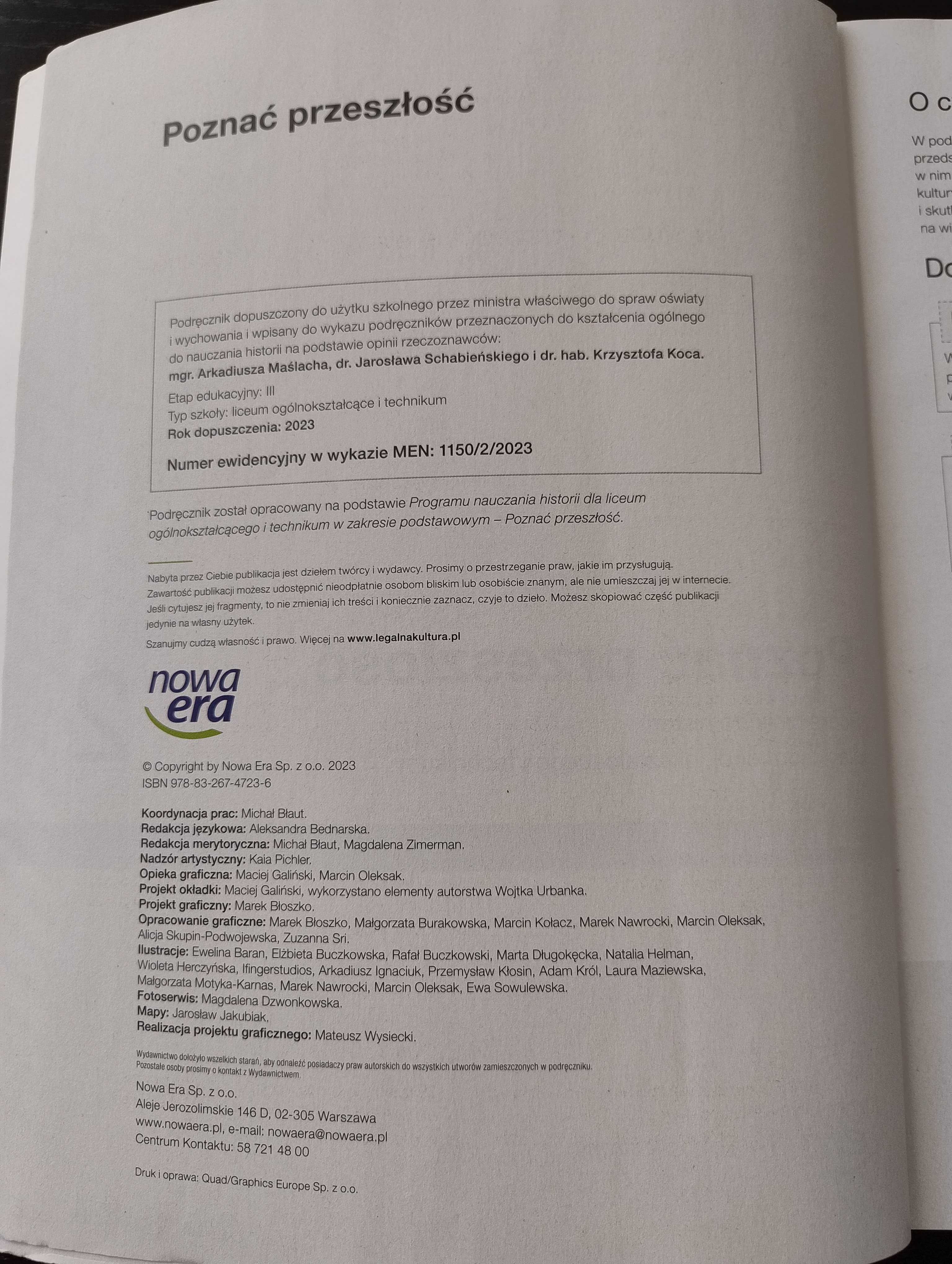 Poznać przeszłość 2 zakres podstawowy