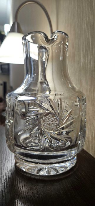 Вінтажний богемський кришталевий графін із 90-х