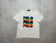 Мужская Белая Футболка Polo Ralph Lauren С Большим Лого Оригинал XL