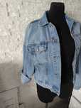 Kurtka jeansowa S oversize jasna niebieska