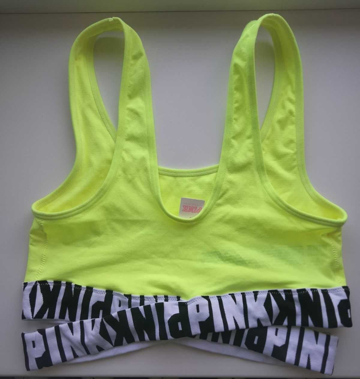 Топ Victorias Secret Pink Cool & Comfy Вікторія Сікрет спортивный топ