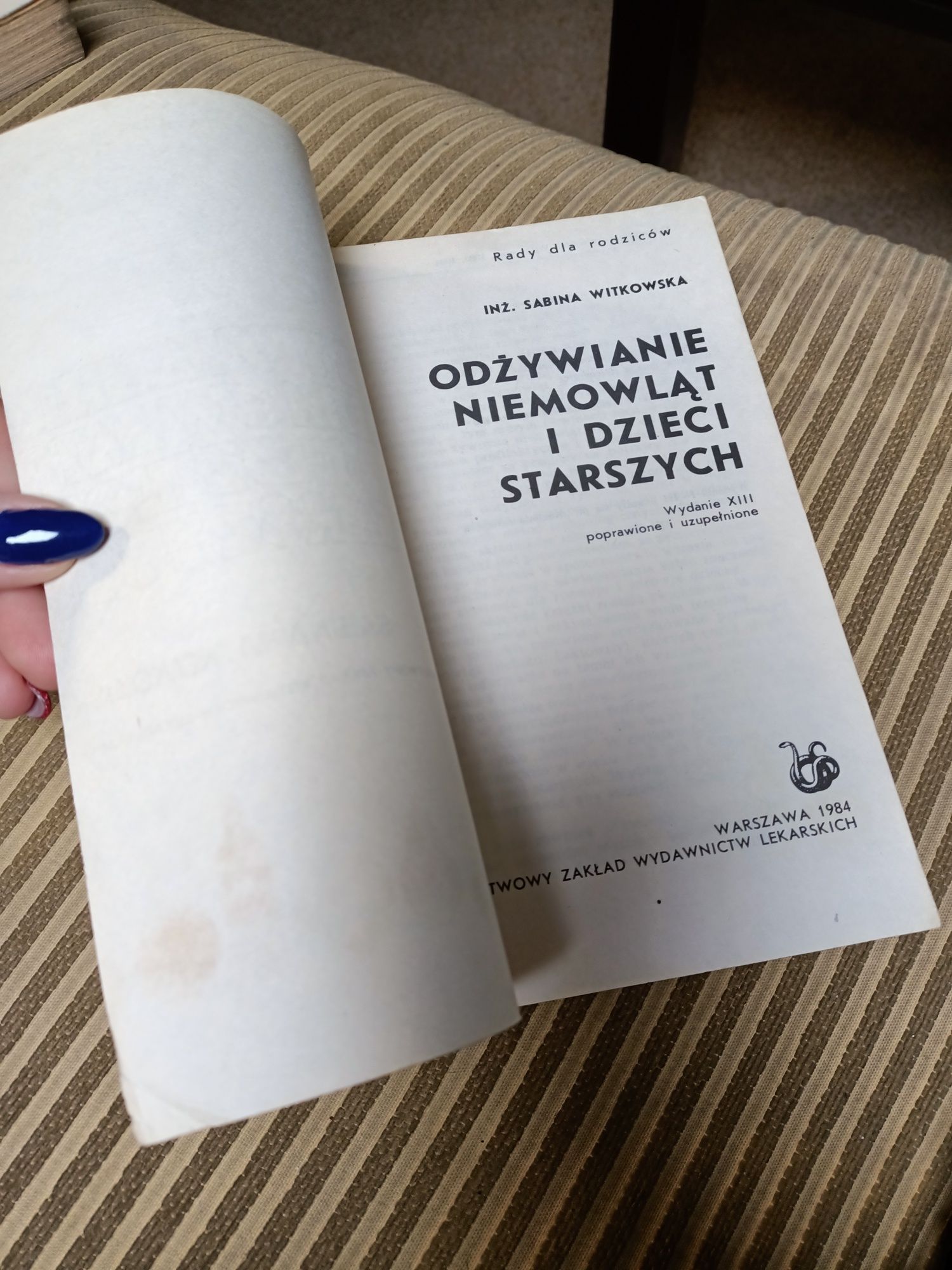 Odżywianie niemowląt i dzieci starszych. Sabina Witkowska