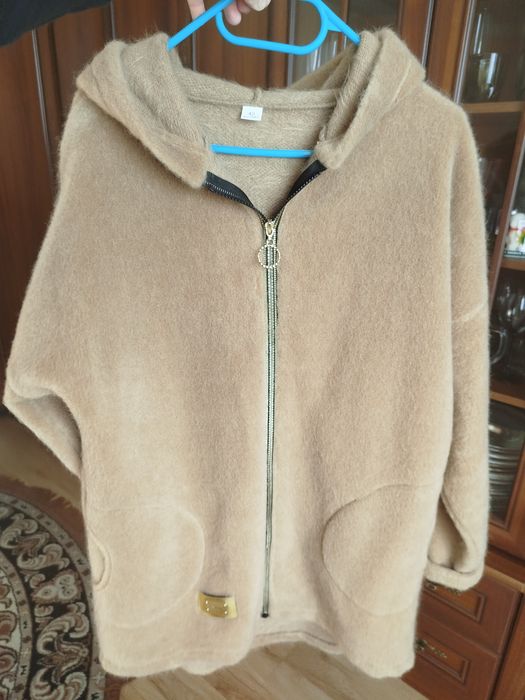 Kurtka damska alpaka brązowa