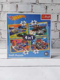 Puzzle Trefl Hot Wheels Auta resoraki 4w1 nowe prezent