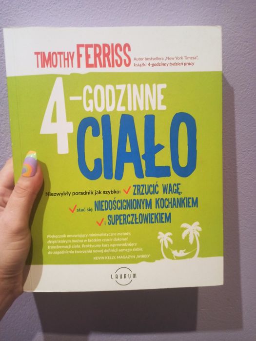 Książka 4-godzinne ciało Timothy Ferriss. Hit!!