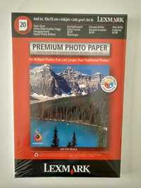 Premium Photo Paper Lexmark – 20 folhas