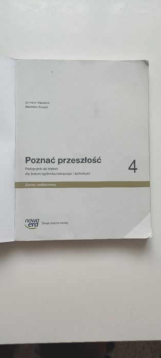 Podręcznik do historii " Poznać przeszłość" 4