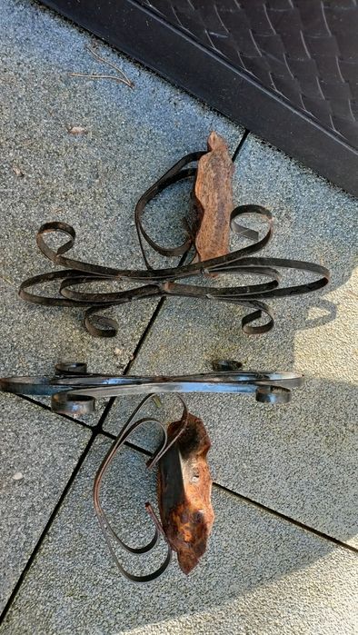 Ozdobny uchwyt na doniczkę – 2 sztuki