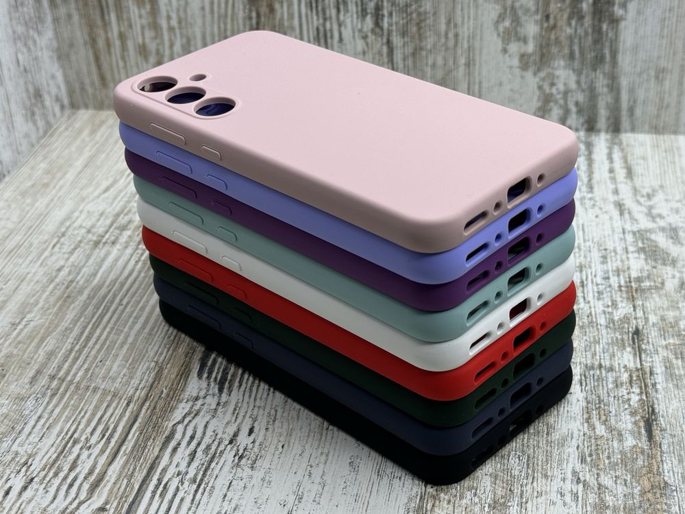 Не пачкаются‼️ Чехол Silicone Case на Samsung A35/ A55. Микрофибра