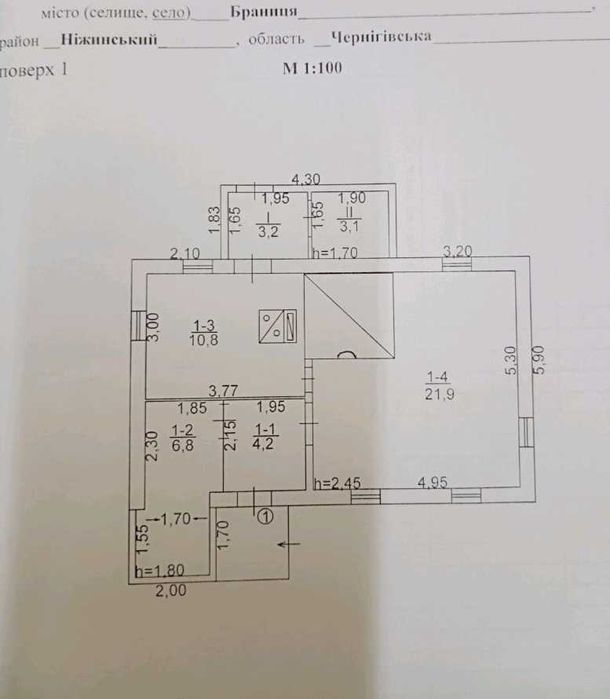 Продам будинок в с. БРАНИЦЯ не дорого