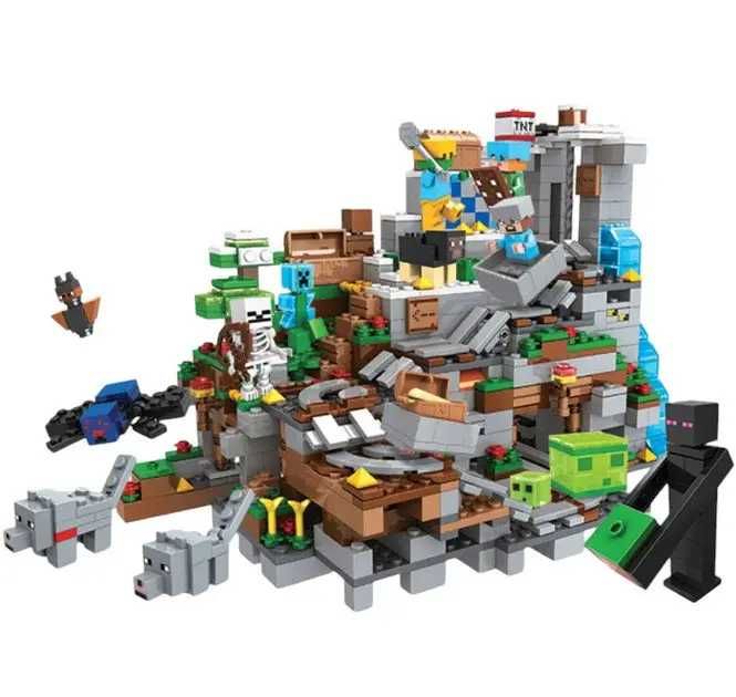 Конструктор Майнкрафт лего Minecraft  My World Варден Шахта