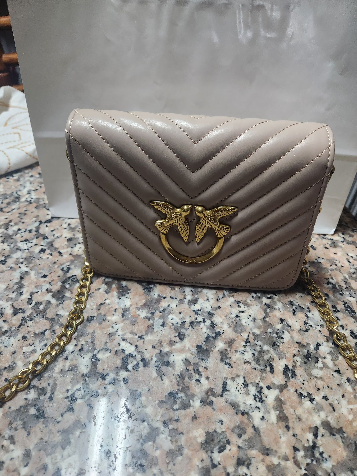 Bolsa pinko nova bege