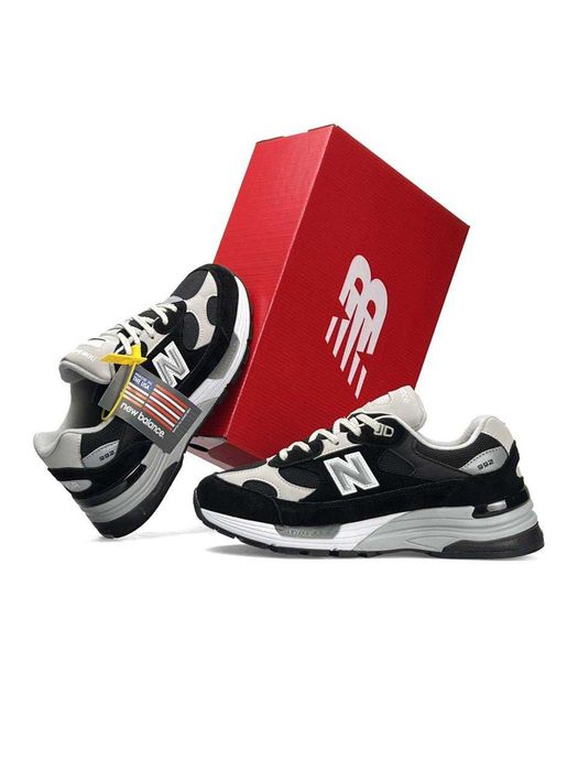 РОЗПРОДАЖ! New Balance 992 Black Beige 41 42 43 44 45 46 нюбіки