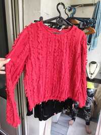 Блуза бавовна етно вишиванка червона бохо