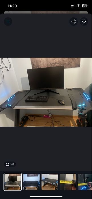 Biurko ultradesk z ledami