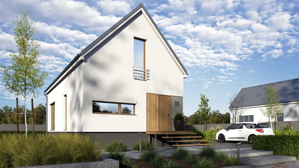 Dom Pasywny na zgłoszenie - 106 m2 pow. całkowitej - Gotowy od ręki!