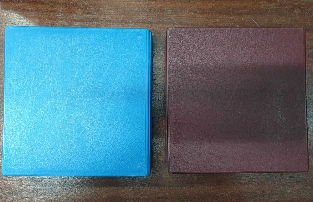 Caixas vintage para arquivo de disquetes de 5.25 (5 1/4) polegadas