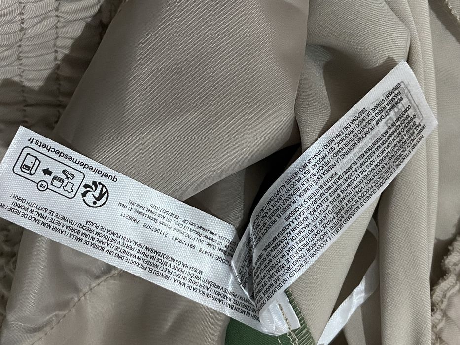 Primark 42 XL beżowe szare lampas szeroka nogawka pas guma spodnie