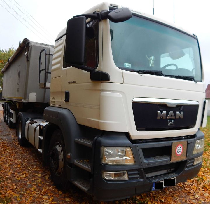 MAN TGS 18.480 z naczepą Wielton