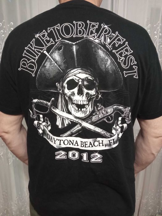 Футболка байкерская"KEYA"(L,коттон)