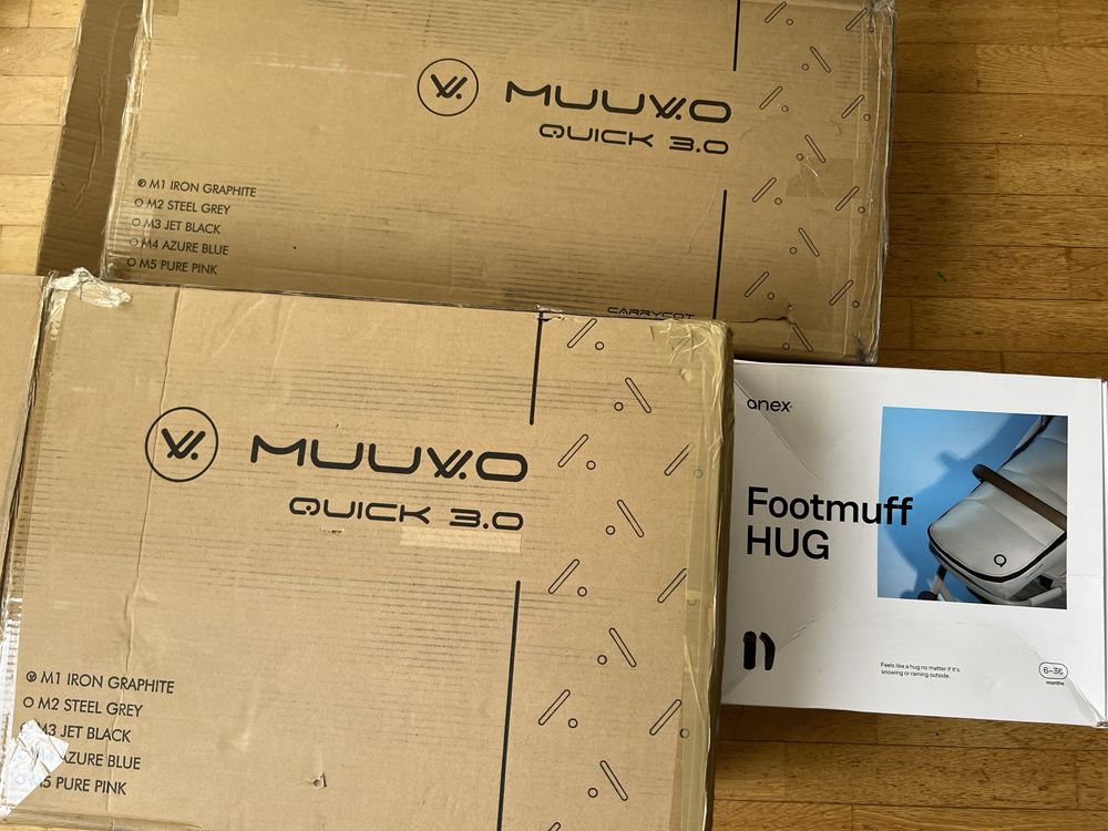 Muuvo quick 3.0 2w1 + dwa śpiworki