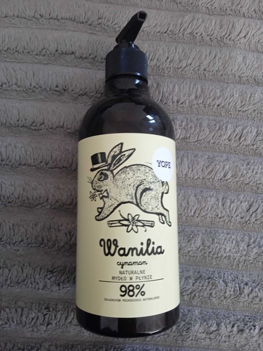 Yope Naturalne mydło w płynie Wanilnia i Cynamon 500ml