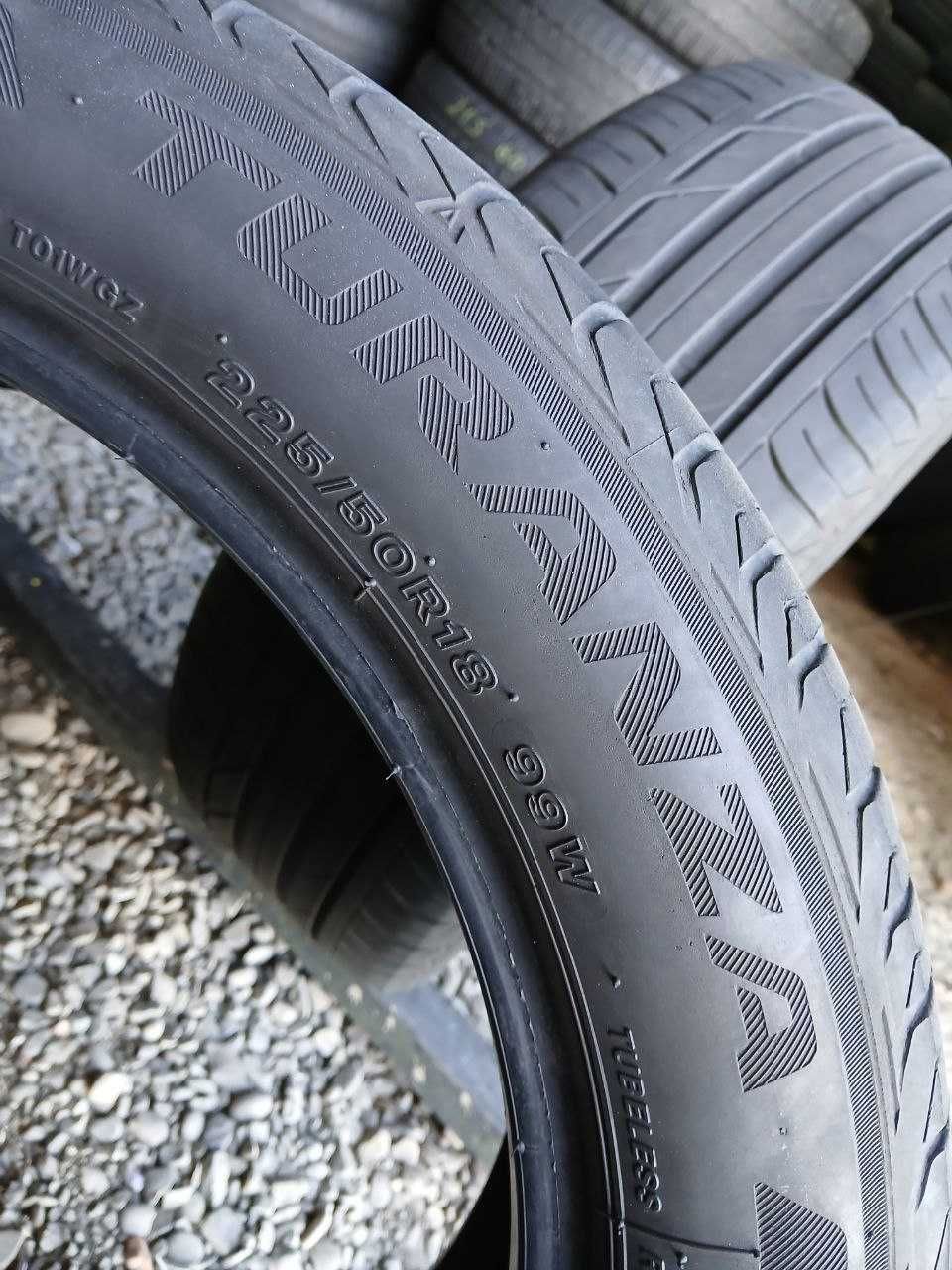 Шини Bridgestone 225/50R18. 2шт.Літо.(594).