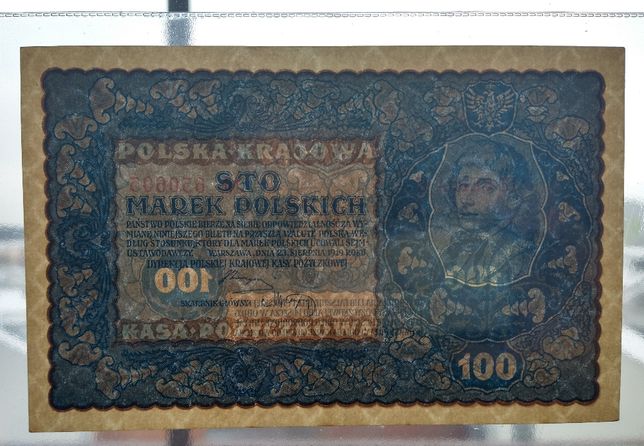Poland 100 mkp 1919 (About UNC) IE Serja E 650605