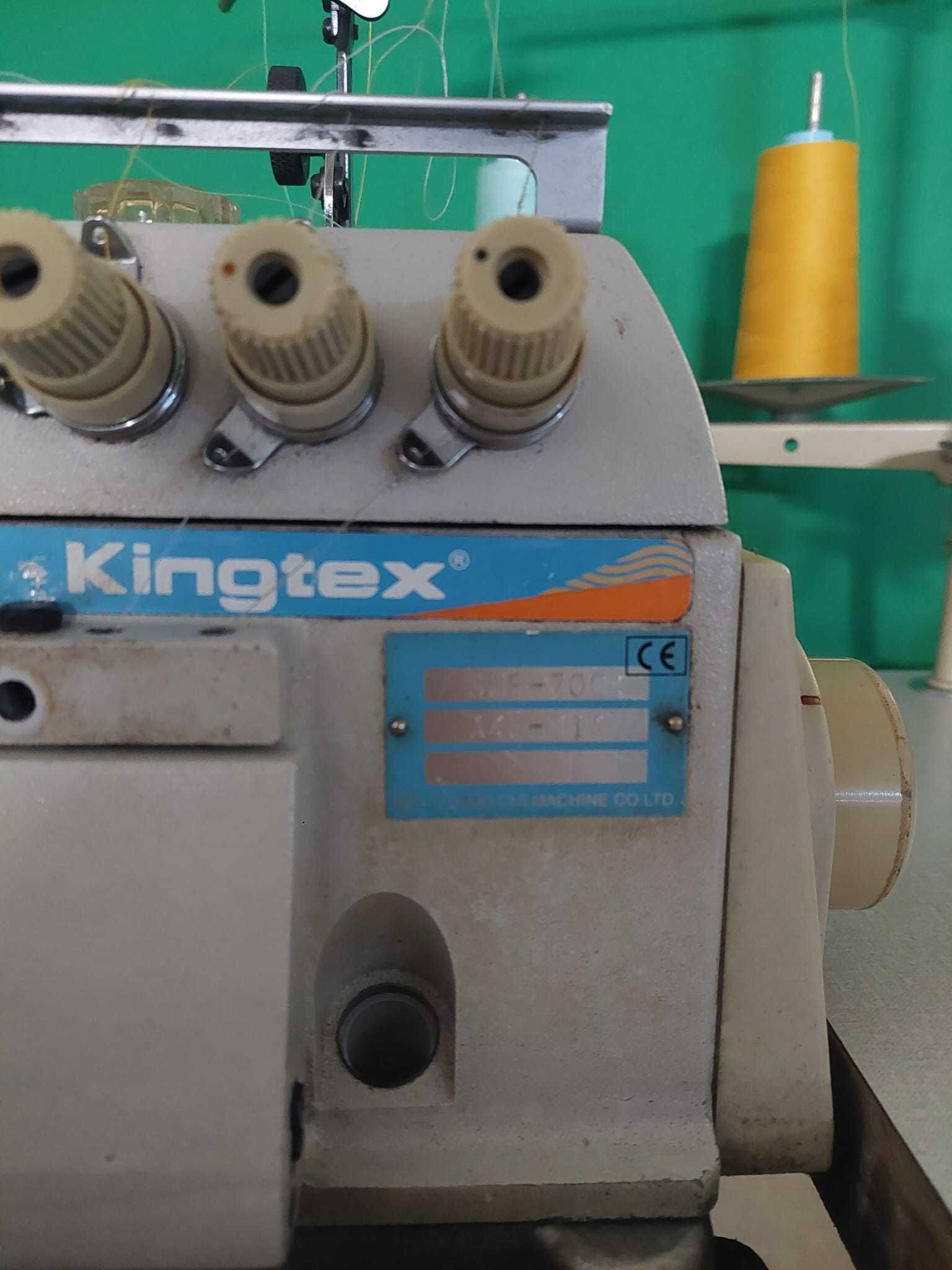 Maquina de costura industrial - cose e corte - Kingtex