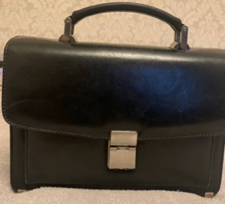 Барсетка/сумка шкіряна