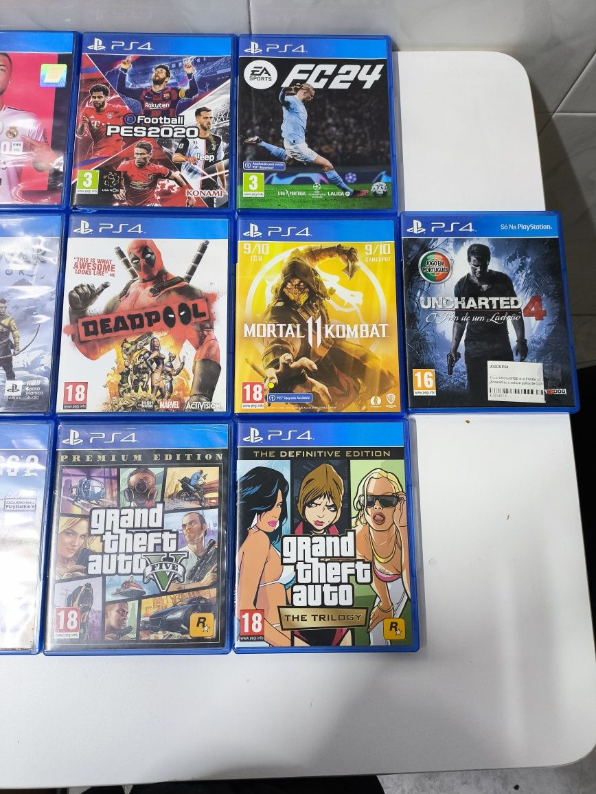 Jogos PS4 e Nintendo switch (preços descrição)