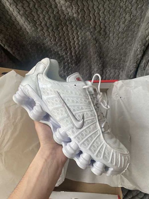 Buty meskie Mokasyny Nike_Shox_TL_White R.45