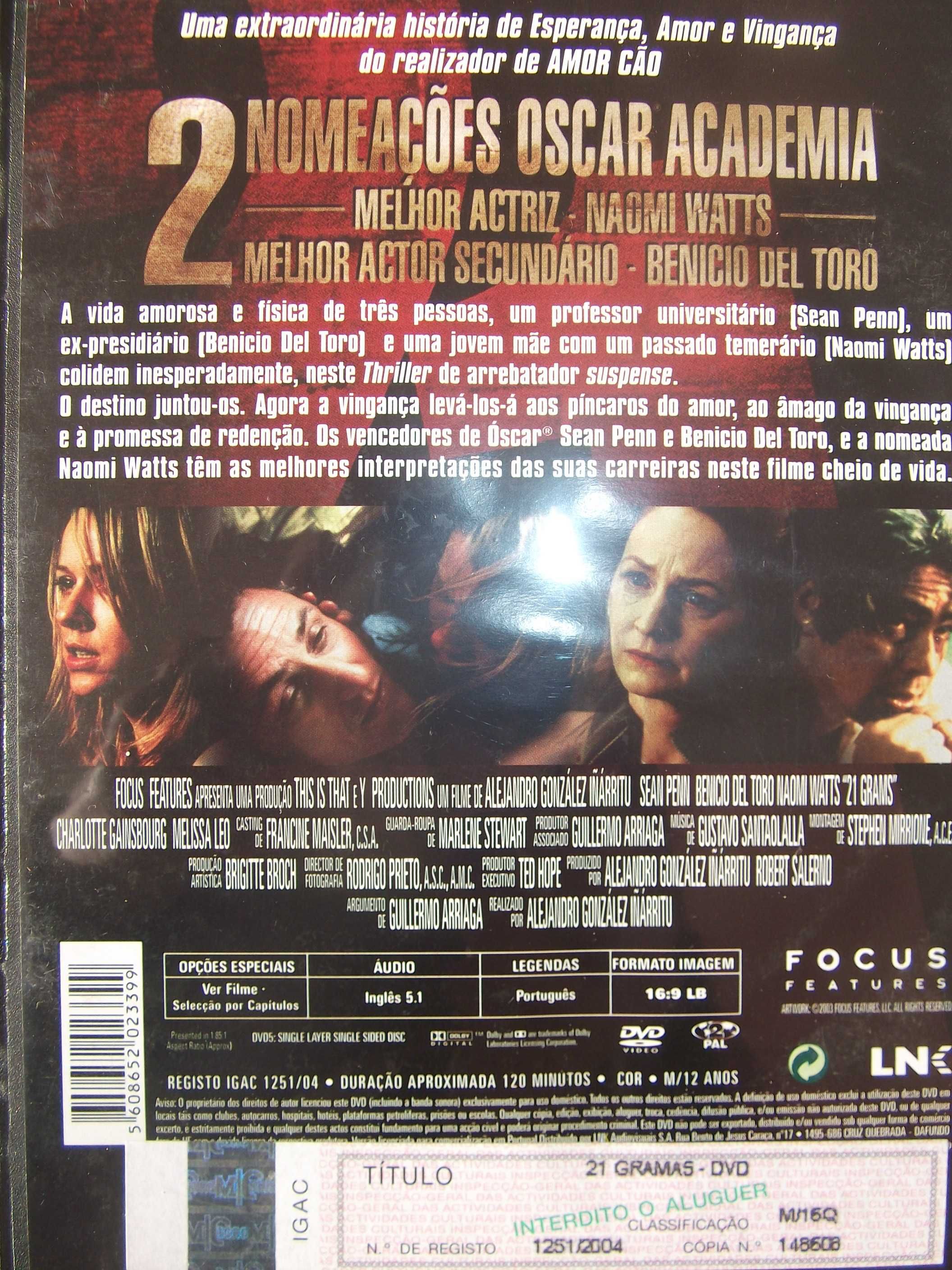 21 gramas / 21 grams - filme DVD