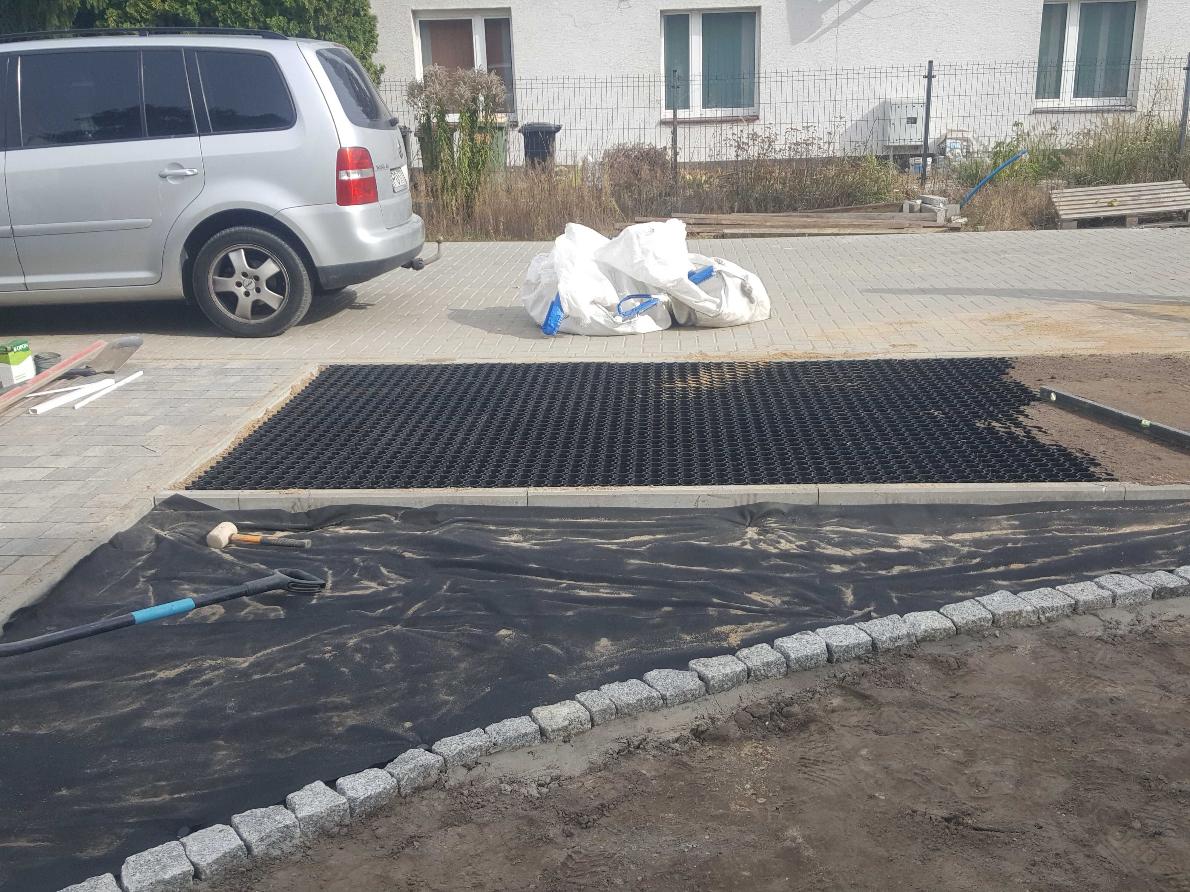 Kratka parkingowa,płyta ażurowa w ogrodzie,montaż od 50zl/m2