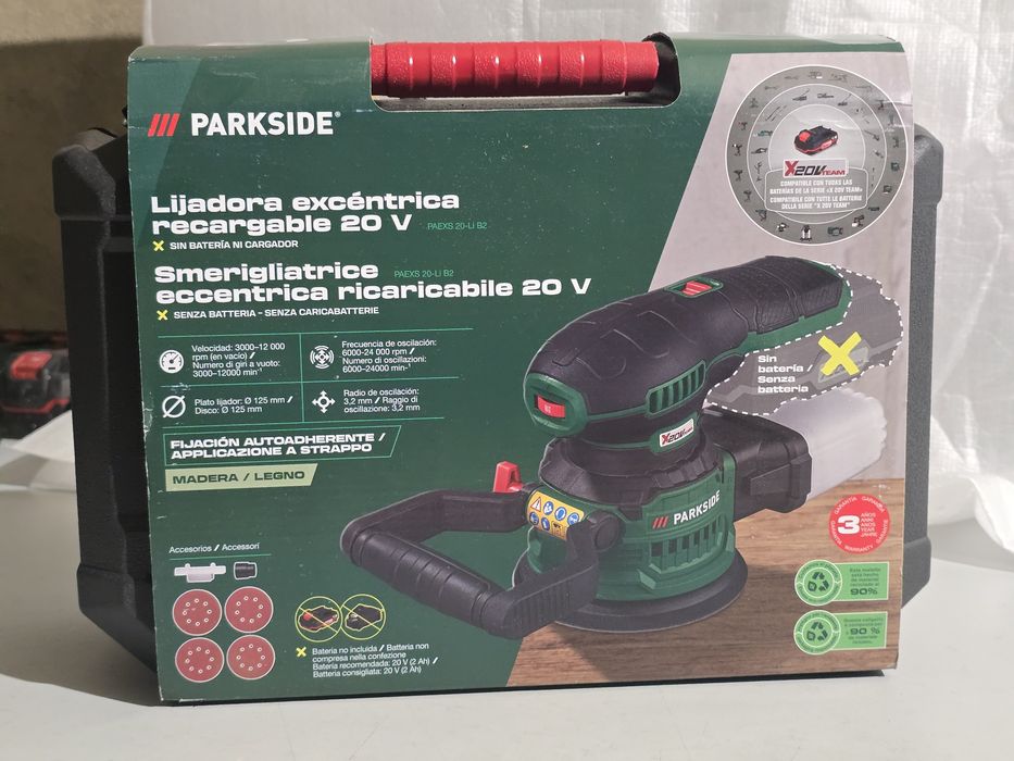 Lixadeira orbital Parkside