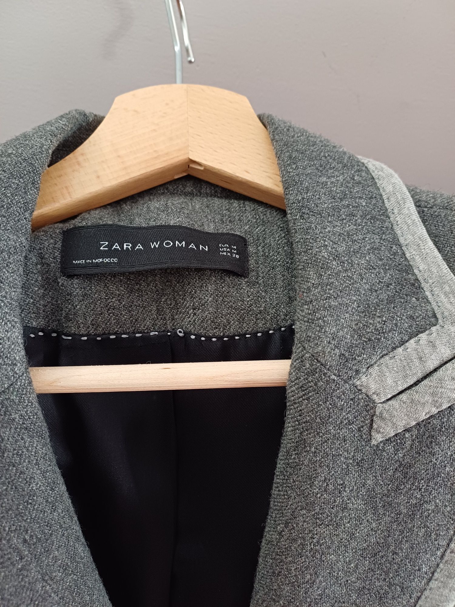 Blazer cinzento Zara