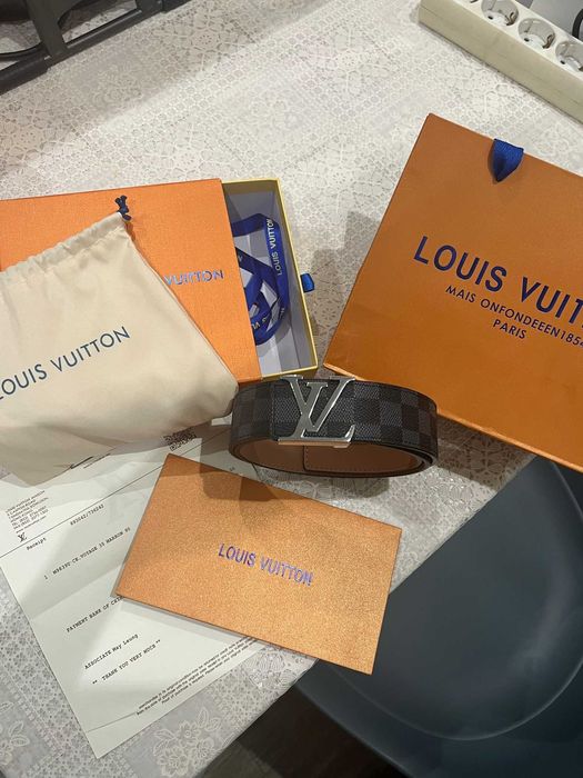 cinto lv Damier Graphite