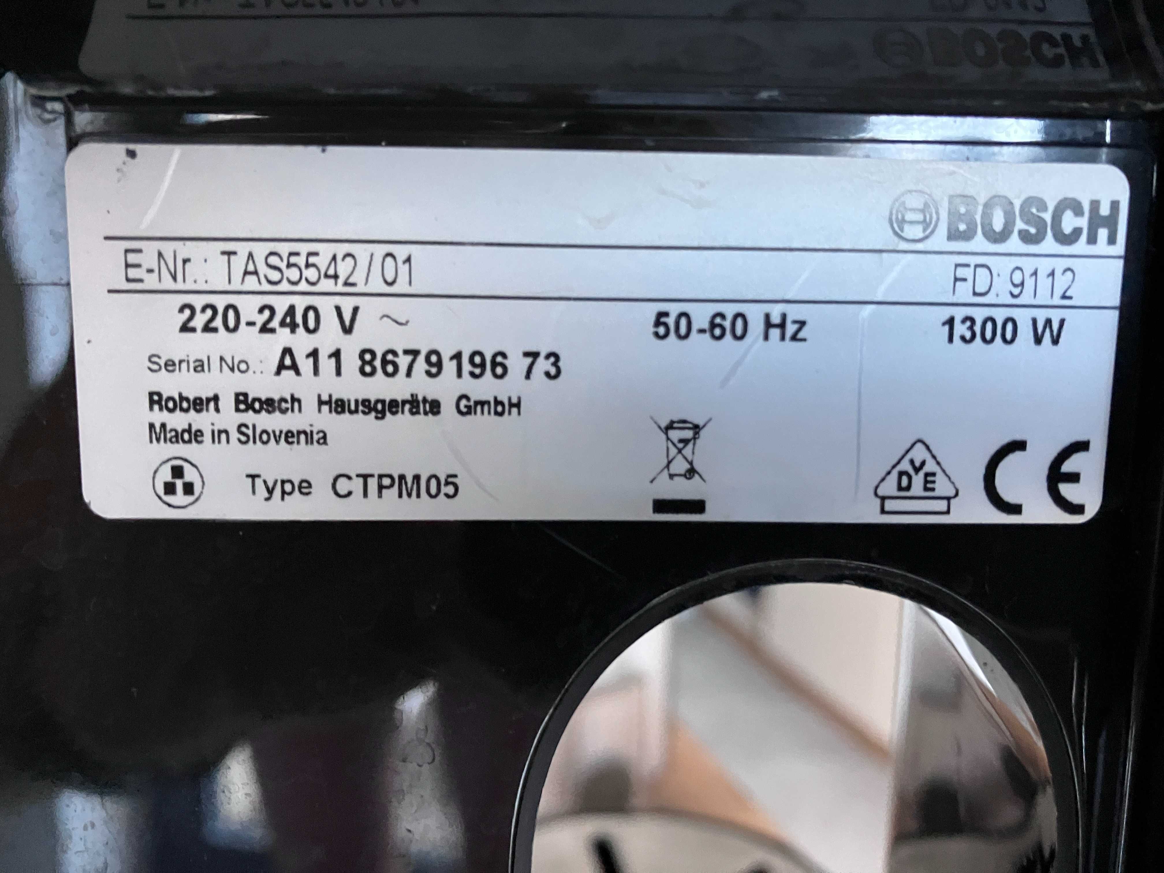 Ekspres Bosch TA5542/01 na kapsulki Tassimo